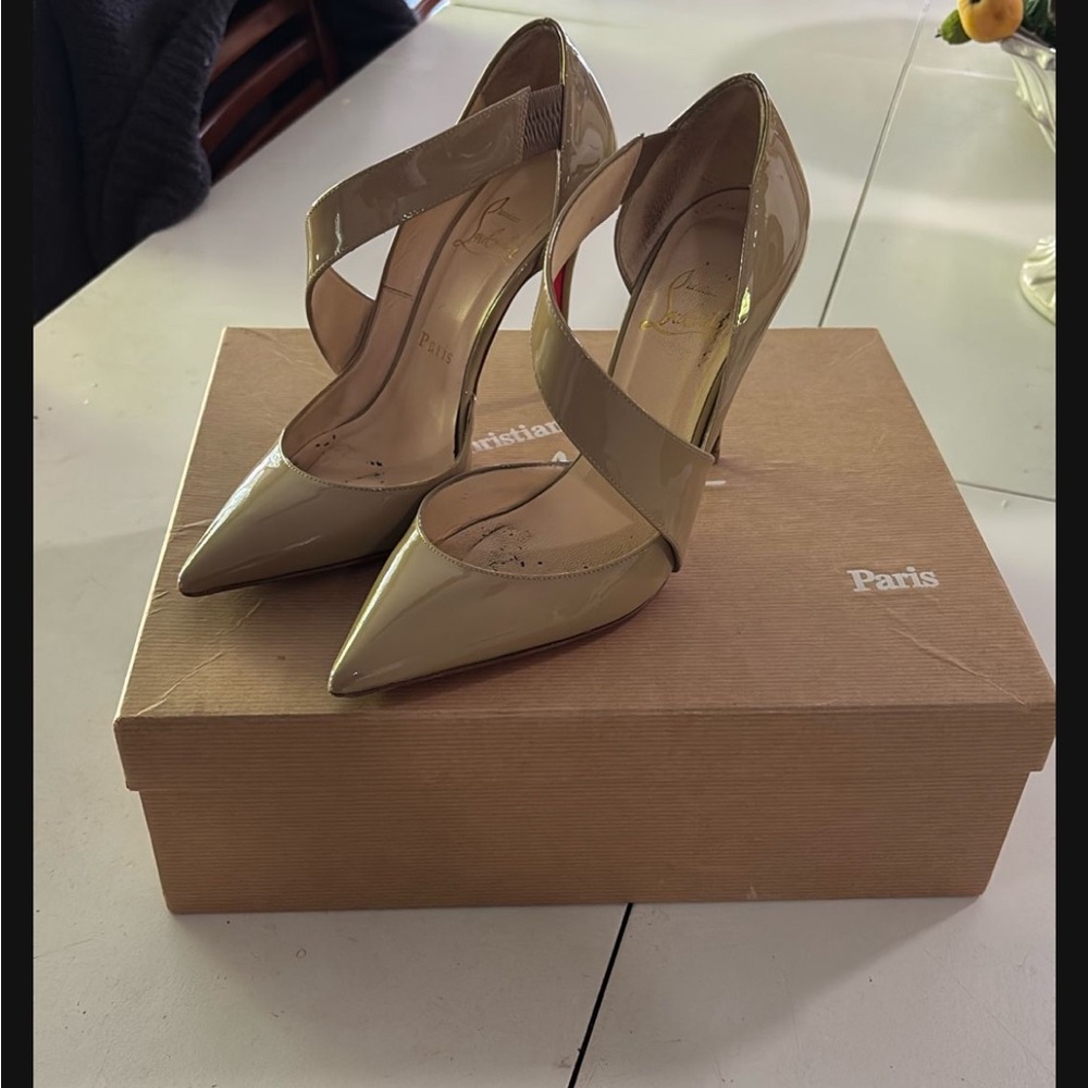 Christian Louboutin Women's Tan Heels